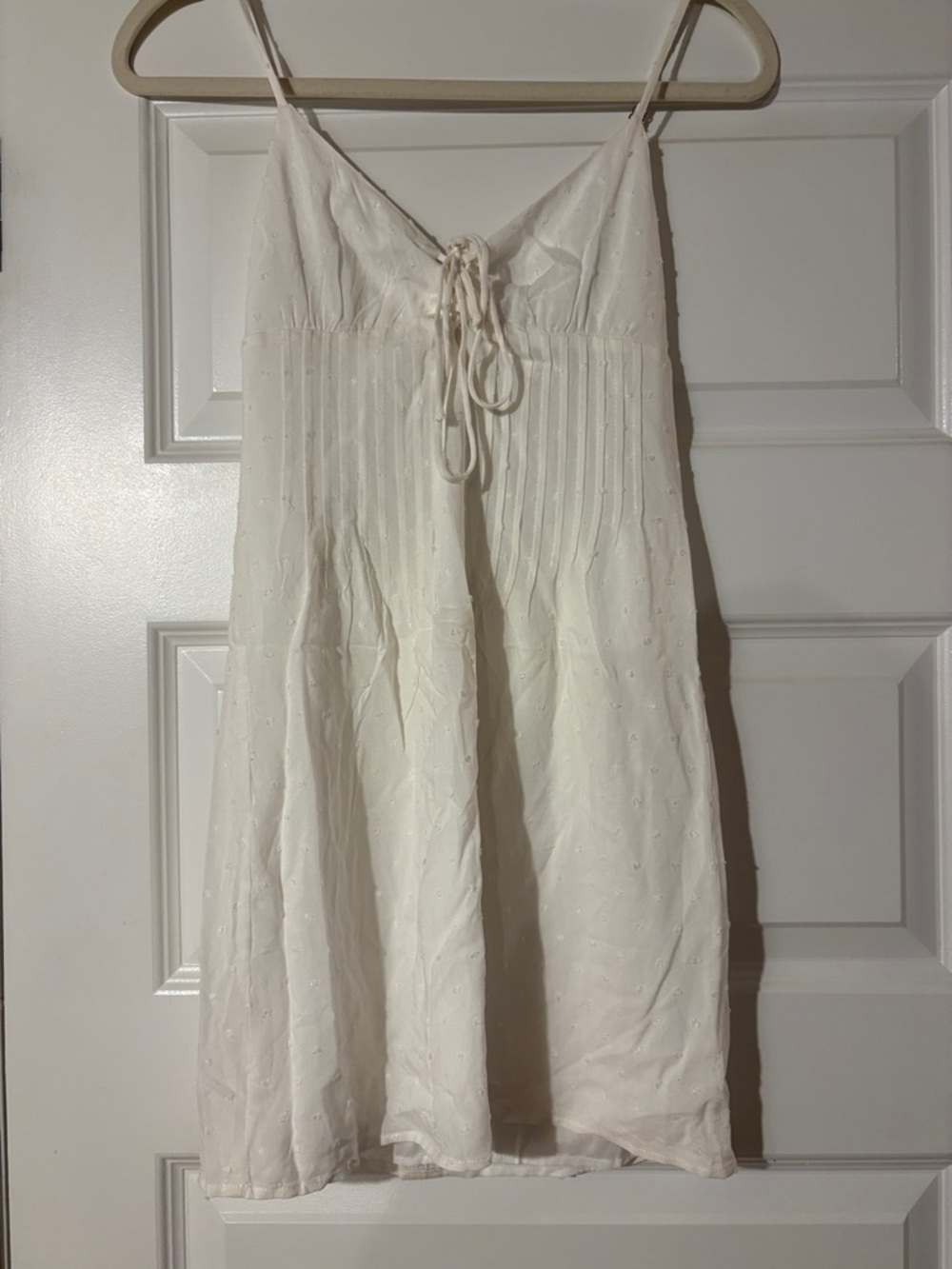 Princess Polly White Eyelet Mini Dress